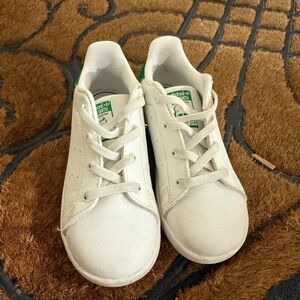 Adidas Kids White and Green STAN SMITH
